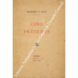 L' ora presente - Francesco Nitti - copertina