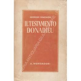 Il testamento Donadieu - Georges Simenon - copertina