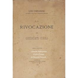 La rivocazione dei giudicati civili - Luigi Compagnone - copertina