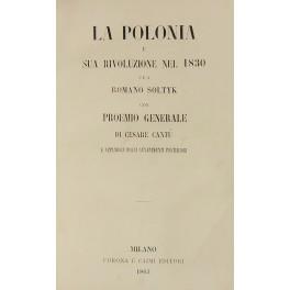 La Polonia e sua rivoluzione nel 1830. con proemio generale di Cesare Cantù e appendice degli avvenimenti posteriori - copertina