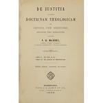 De iustitia secundum doctrinam theologicam et principia iuris recentioris speciatim vero neerlandici. Liber I - De iure in re Liber II - De iniura et restitutione