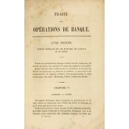 Traite theorique et pratique des operations de banque - copertina