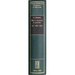 Beni e proprietà in generale. Art. 810-872 - Alfonso Quaranta - copertina