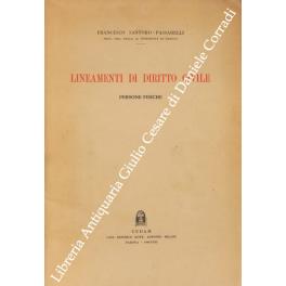 Lineamenti di diritto civile. Persone fisiche - Francesco Santoro Passarelli - copertina