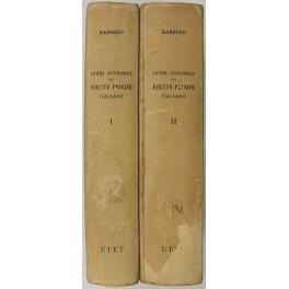 Sistema istituzionale del diritto privato italiano. Vol. I - Introduzione. Parte preliminare. Parte generale. Diritti della personalità. Diritto di famiglia. Diritti reali. Vol. II - Obbligazioni e contratti. Successioni per causa di morte - Domenico Barbero - copertina