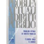 Problemi attuali di diritto pubblico