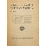 Scritti giuridici varii