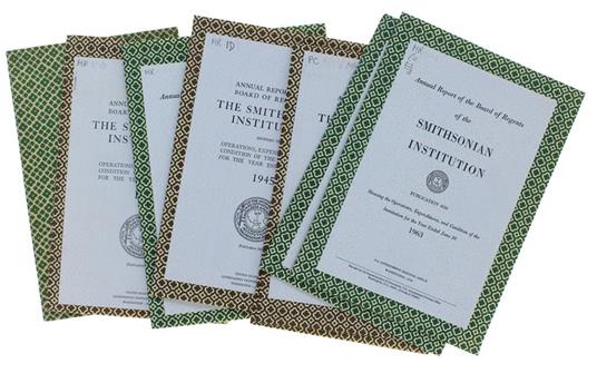 RICERCHE OCEANOGRAFICHE: 9 stralci dagli "Annual Report" anni 1896-1963 - copertina