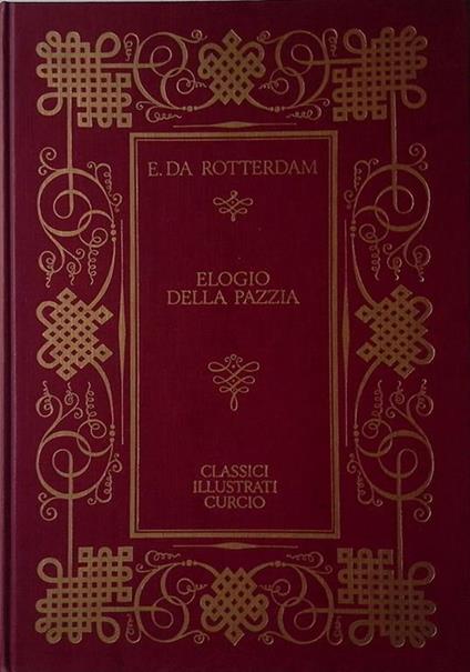 Elogio della pazzia - Erasmo da Rotterdam - copertina