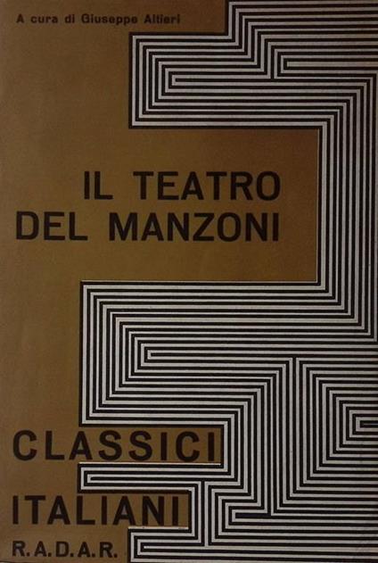 Il teatro - Alessandro Manzoni - copertina