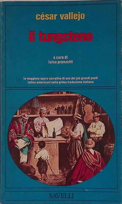 Il tugsteno - César Vallejo - copertina