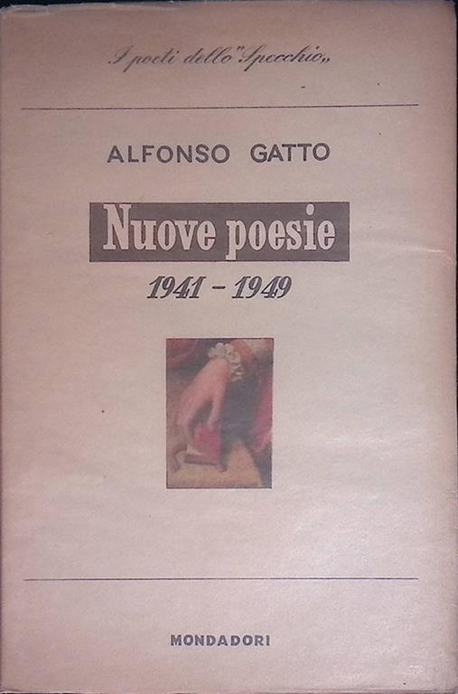 Nuove poesie 1941-1949 - Alfonso Gatto - copertina
