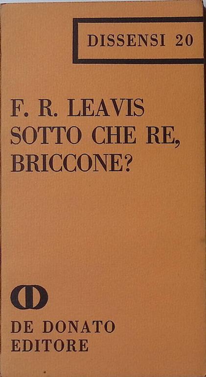 Sotto che re, briccone? - copertina