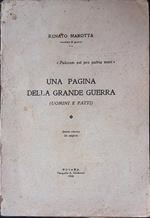 Una pagina della Grande Guerra. Uomini e fatti