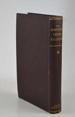 The darwinian theory of the trasmutation of species examined by a graduate of the University of Cambridge. Second edition