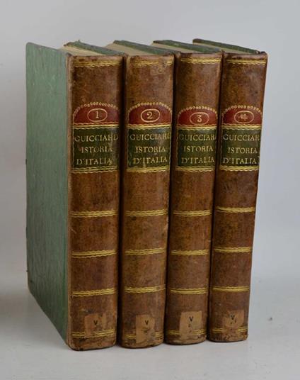 Della istoria d'Italia libri XX - Francesco Guicciardini - copertina