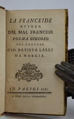 La Franceide ovvero Del mal francese poema giocoso…
