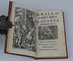 Grillo canti dieci d'Enante vignajuolo