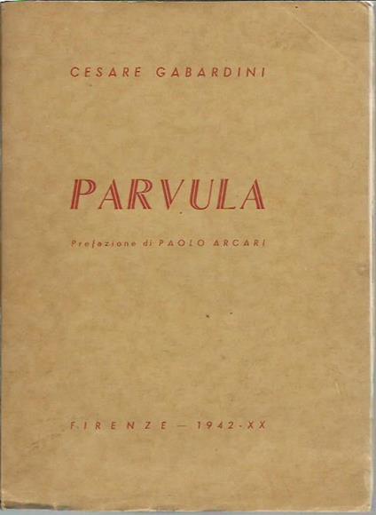Parvula - copertina