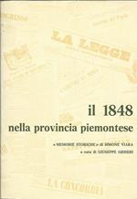 Il 1848 nella provincia piemontese. Memorie storiche