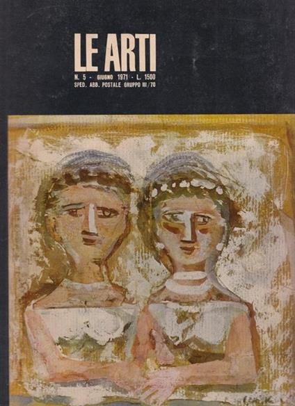 Le arti 5 Giugno 1971 - Anonimo - copertina