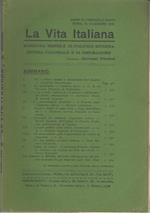 La Vita Italiana Anno III, Fascicolo XXXVI Roma, 15 Dicembre 1915