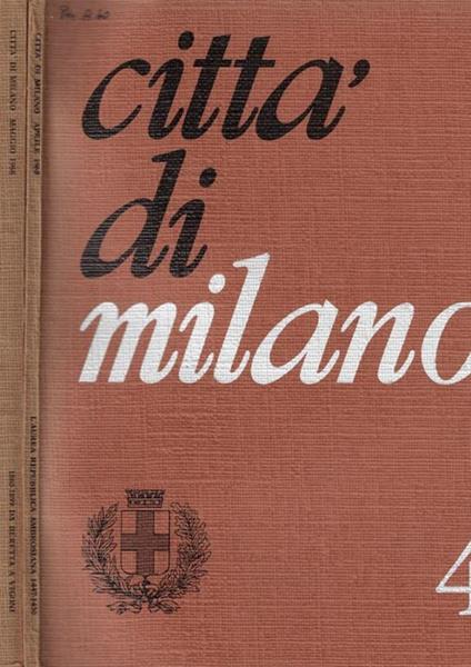 Città di Milano Anno 1968 n. 4-5 - copertina
