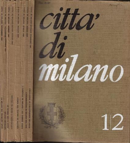 Città di Milano Anno 1969 - copertina
