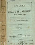 Annuaire des voyages et de la geographie pour l'annee 1844 M. Frederic Lacroix