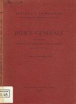 Istituto lombardo accademia di scienze e lettere. Indice generale dei lavori pubblicati nei rendiconti e nelle memorie dal 1926 al 1960