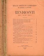 Reale istituto lombardo di scienze e lettere. Rendiconti. Serie II, vol.LVIII, fasc.I/V, VI/X, XI/XV