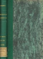 Archivio giuridico Filippo Serafini gennaio. Serie VI, vol.29, 30