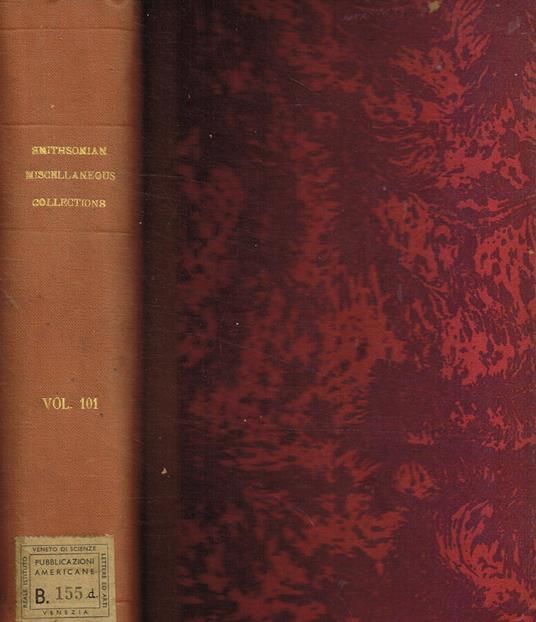 Smithsonian miscellaneous collections vol.101 - copertina