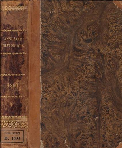 Annuaire historique universel ou histoire politique pour 1860 V. Rosenwald, redige par - copertina
