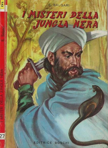 I misteri della jungla nera - Emilio Salgari - copertina