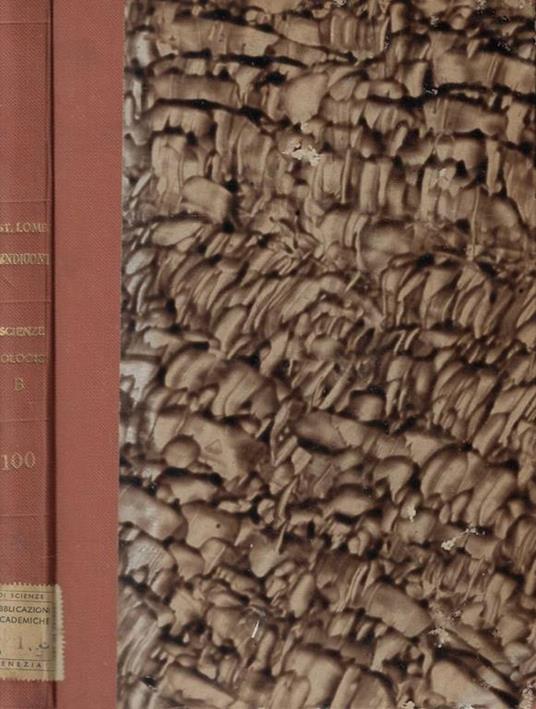 Rendiconti Scienze Biologiche e Mediche B Anno 1966 - copertina