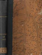 Archivio Giuridico Filippo Serafini Anno 1903