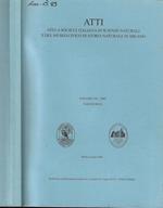 Atti della Società Italiana di Scienze Naturali e del Museo Civico di Storia Naturale in Milano Vol. 144-2003 Fasc. I-II