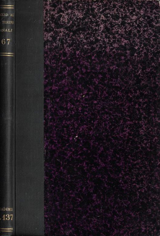 Annali della R. Accademia d'Agricoltura di Torino Vol. LXVII 1924 - copertina