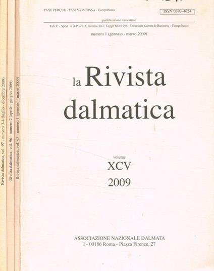 La rivista dalmatica. Anno 2009 - copertina