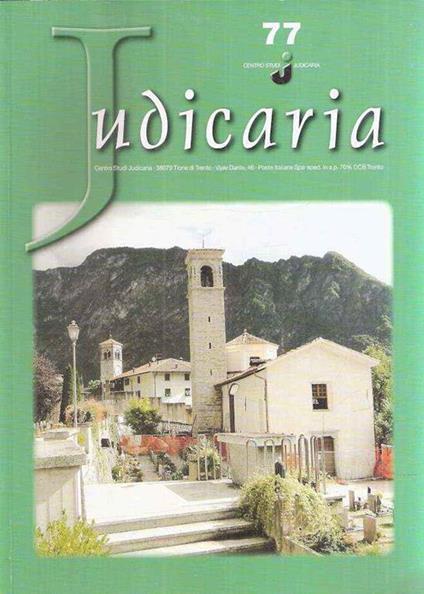 Judicaria N. 77 - copertina