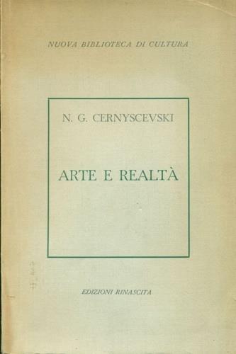 Arte e realtà - N.G Cernyscevski - copertina