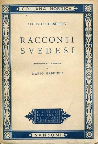 Racconti svedesi - August Strindberg - copertina