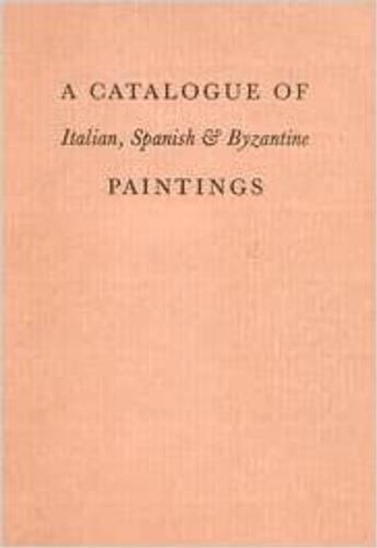 A catalogue of italian , spanish and byzantine paintings - copertina