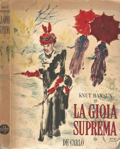 La gioia suprema - Knut Hamsun - copertina