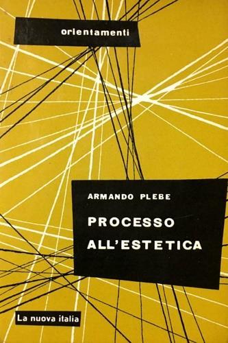 Processo all'estetica - Armando Plebe - copertina