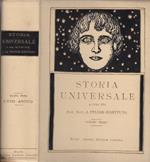 Storia universale: lo sviluppo dell'umanità sotto l'aspetto politico, sociale e intellettuale: 1. L'evo antico; 2. Medio-evo; 3. L'oriente; 4. Storia moderna 1500-1650; 5. Storia moderna 1650-1815; 6. Storia moderna 1815-1908; 7. Storia contemporanea