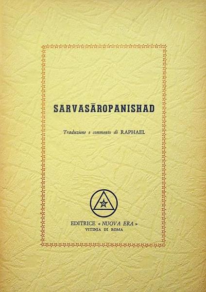 Sarvasaropanishad - Raphael - copertina