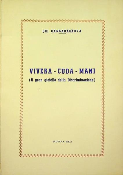 Viveka-cuda-mani: Il gran gioiello della discriminazione - copertina