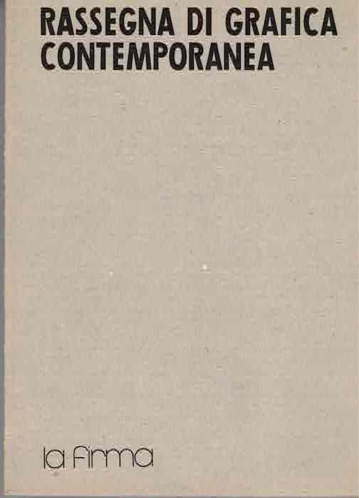 Rassegna di grafica contemporanea - copertina